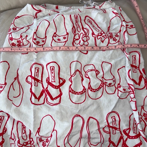 Linda allard Ellen Tracy vacation vibes wrap linen blend high waist skir… - Picture 8 of 11